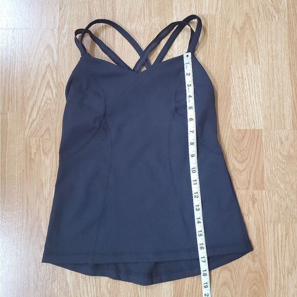 ZELLA | 'Bringing Strappy Back' Sports Bra Tank - size XS in Black - Picture 9 of 10